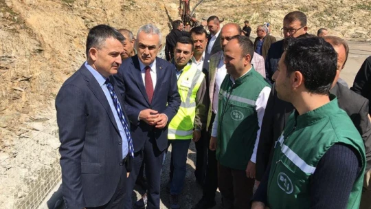 Sarıçay Barajı'nın yüzde 44'ü tamamlandı