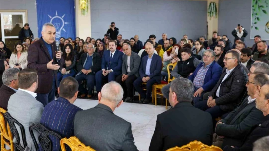Savaş, seçim çalışmalarına Köşk'te devam etti