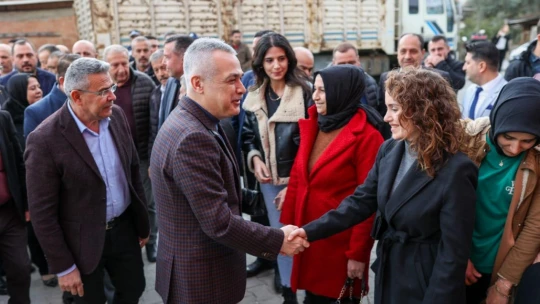 Savaş, seçim çalışmalarına Köşk'te devam etti