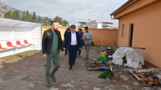 Sazlı sahası yenileniyor