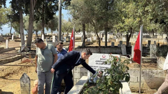Şehit jandarma er Altun mezarı başında anıldı