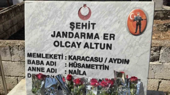 Şehit jandarma er Altun mezarı başında anıldı