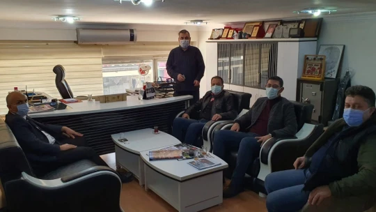 SGK Müdürü Esentürk'den yerel gazetelere ziyaret