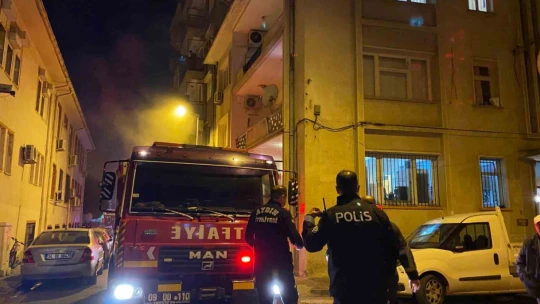 Sokağı saran yoğun duman panikletti
