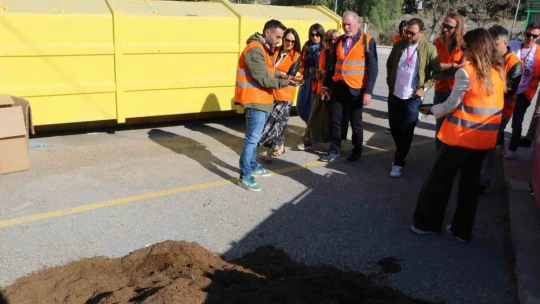 Söke Belediyesi, Avrupa'dan gelen konuklara geri dönüşümü anlattı
