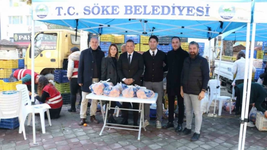 Söke Belediyesi, hem üreticinin hem vatandaşın yanında