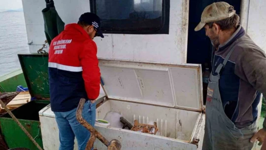 Söke'de balıkçı tekneleri denetlendi