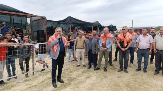 Söke'de boğa güreşi heyecanı