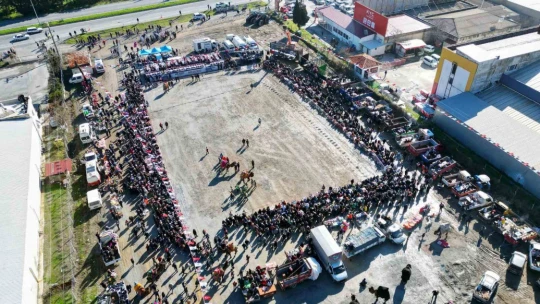 Söke'de Deve Güreşi Festivali renkli geçti