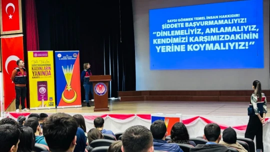 Söke'de Jandarma, öğrencileri bilgilendirdi