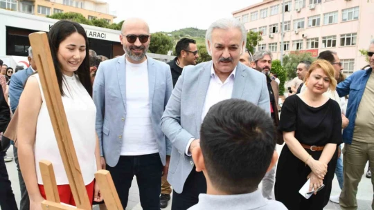Söke'de kan bağışı kampanyasını çocuklar şenlendirdi