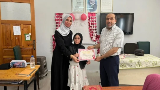 Söke'de Kur'an'a geçen öğrencilere belgeleri takdim edildi