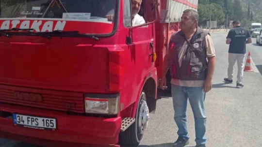 Söke'de kurbanlıkların nakil yol kontrolleri yapıldı