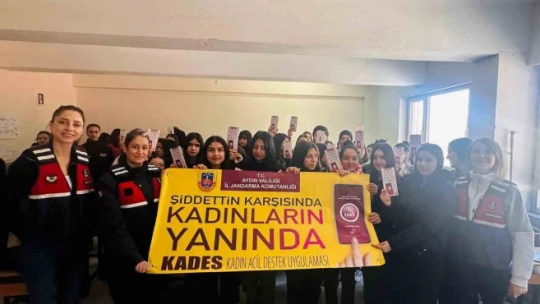 Söke'de öğrenciler jandarma tarafından bilgilendirildi