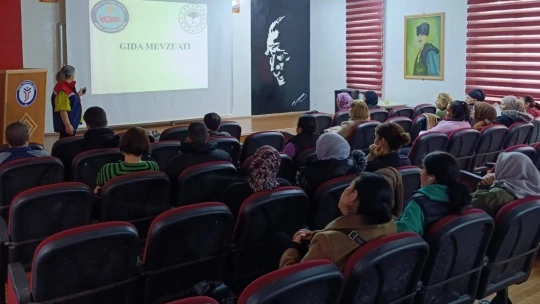 Söke'de okul kantin ve yemekhane çalışanlarına hijyen eğitimi