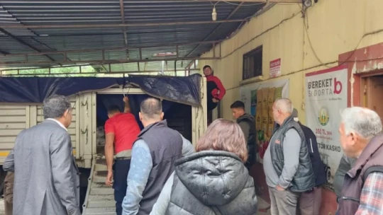 Söke'de sel mağdurlarına yem desteği
