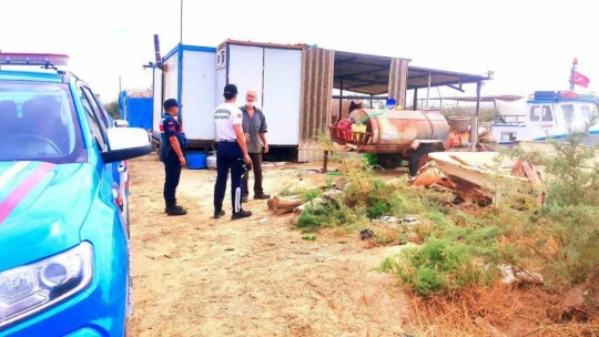 Söke'de sulak alanlarda Jandarmanın devriyesi sürüyor