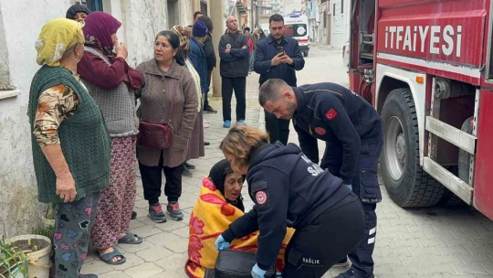 Söke'de yangın paniği