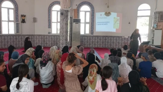 Söke'de yaz Kur'an kursu öğrencilerine bilinçlendirme seminerleri