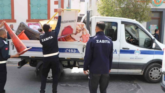 Söke'de zabıta ve emniyetten ortak operasyon