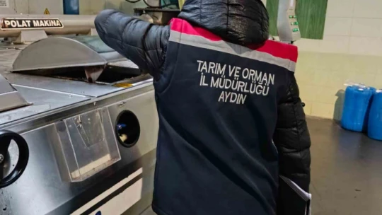Söke'de zeytinyağı işletmeleri denetlendi