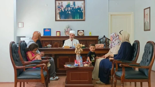 Söke İlçe Müftülüğü'nde ihtida töreni gerçekleştirildi