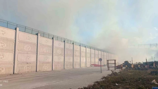 Söke Kipaş Kağıt Fabrikası'nda yangın