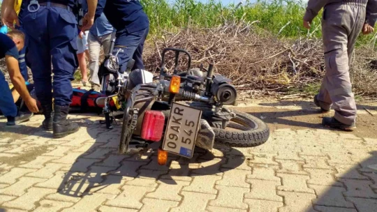 Su tankeri ile çarpışan motosiklet sürücüsü yaralandı
