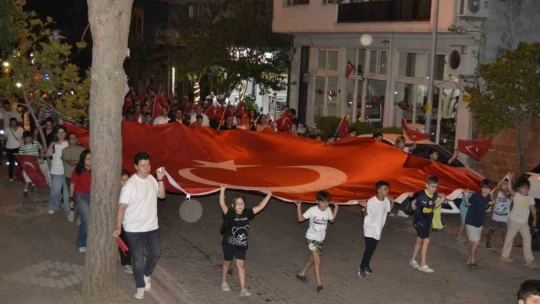 Sultanhisar'da 30 Ağustos kortej yürüyüşü