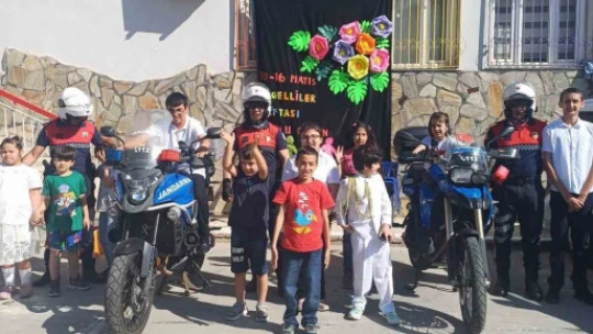 Sultanhisar'da ilkokul öğrencilerine jandarma tanıtıldı
