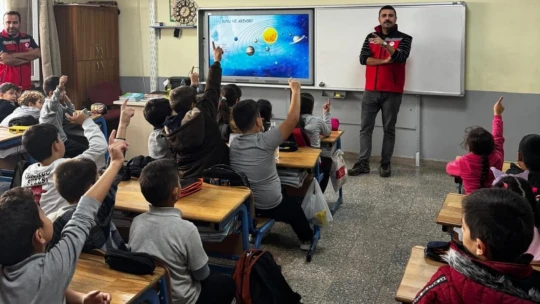 Sultanhisar'da öğrencilere su verimliliği anlatıldı