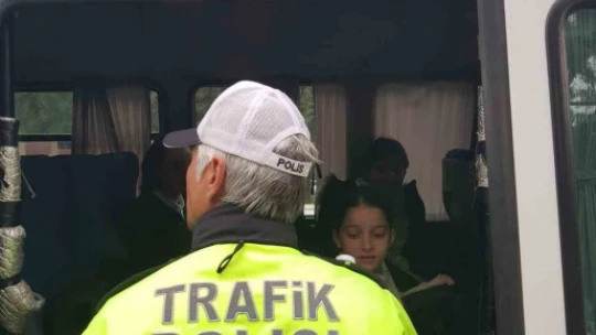 Sultanhisar'da okul servis araçları denetlendi
