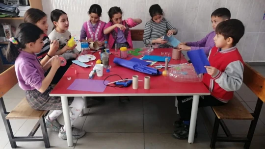 Sultanhisar'da Uzunlar İlkokulu öğrencilerinden anlamlı etkinlik