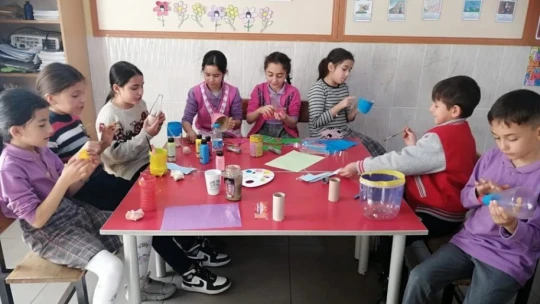 Sultanhisar'da Uzunlar İlkokulu öğrencilerinden anlamlı etkinlik