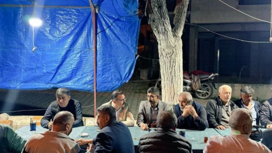 Sultanhisar Kaymakamı Yağdere Mahallesi sakinleri ile bir araya geldi