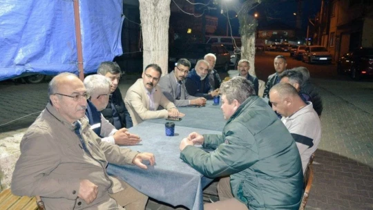 Sultanhisar Kaymakamı Yağdere Mahallesi sakinleri ile bir araya geldi