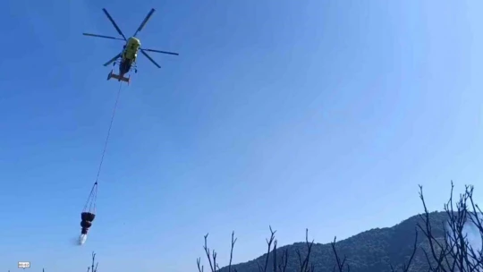 Sultanhisar yangını kontrol altına alındı