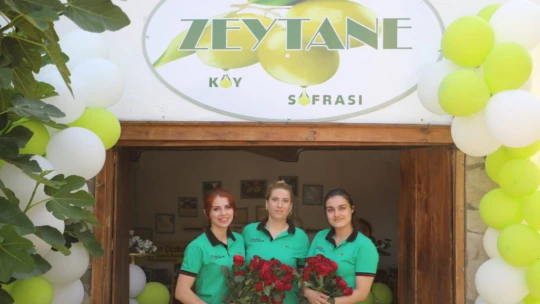 Zeytane Köy Sofrası hizmete girdi