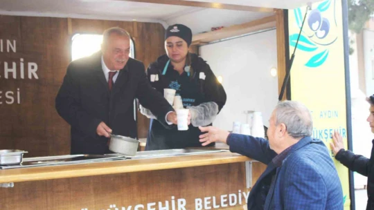Sultanhisarlılar Büyükşehrin çorbası ile ısındı