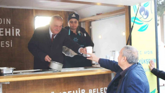Sultanhisarlılar Büyükşehrin çorbası ile ısındı