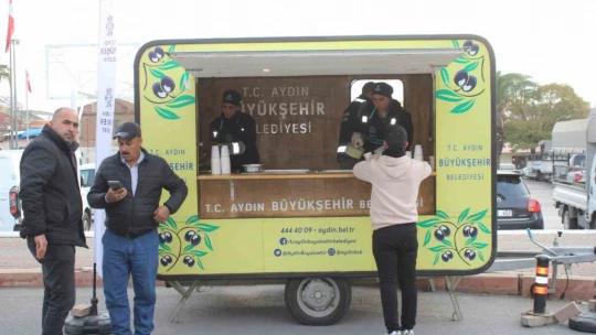 Sultanhisarlılar Büyükşehrin çorbası ile ısındı