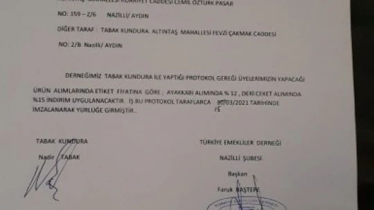 Tabak Ayakkabı'dan emeklilere büyük indirim