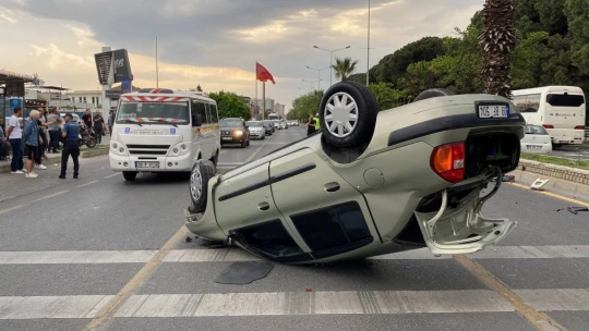 Takla atan araçtan fırlayan sürücü hayatını kaybetti
