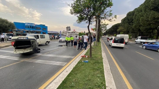 Takla atan araçtan fırlayan sürücü hayatını kaybetti