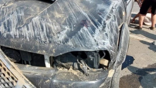 Takla atan kamyonette 1 ölü, 2 yaralı