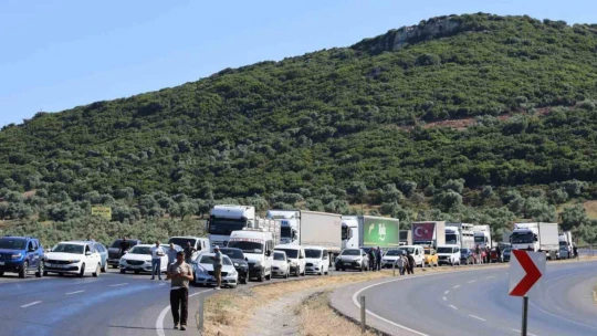 Tankerden dökülen balık yağı karayolunu savaş alanına çevirdi