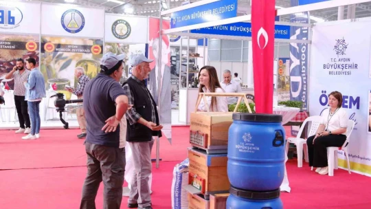 Tarım Fuarı'nda Aydın Büyükşehir Belediyesi standına yoğun ilgi