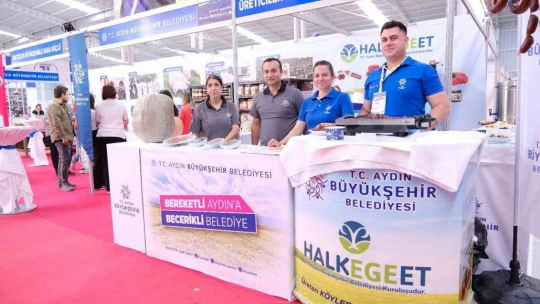 Tarım Fuarı'nda Aydın Büyükşehir Belediyesi standına yoğun ilgi