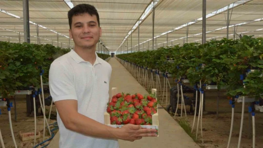 Tarımı, teknolojiyle birleştirdi yaşıtlarına örnek oldu