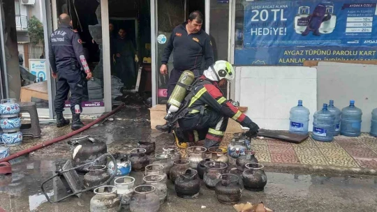 Tüpler bomba gibi patladı, ortalık savaş alanına döndü